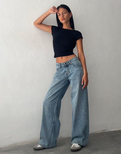 MIAMI Wideleg lowrise jeans